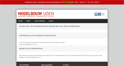 Desktop Screenshot of modelbouw-uden.nl