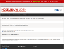 Tablet Screenshot of modelbouw-uden.nl